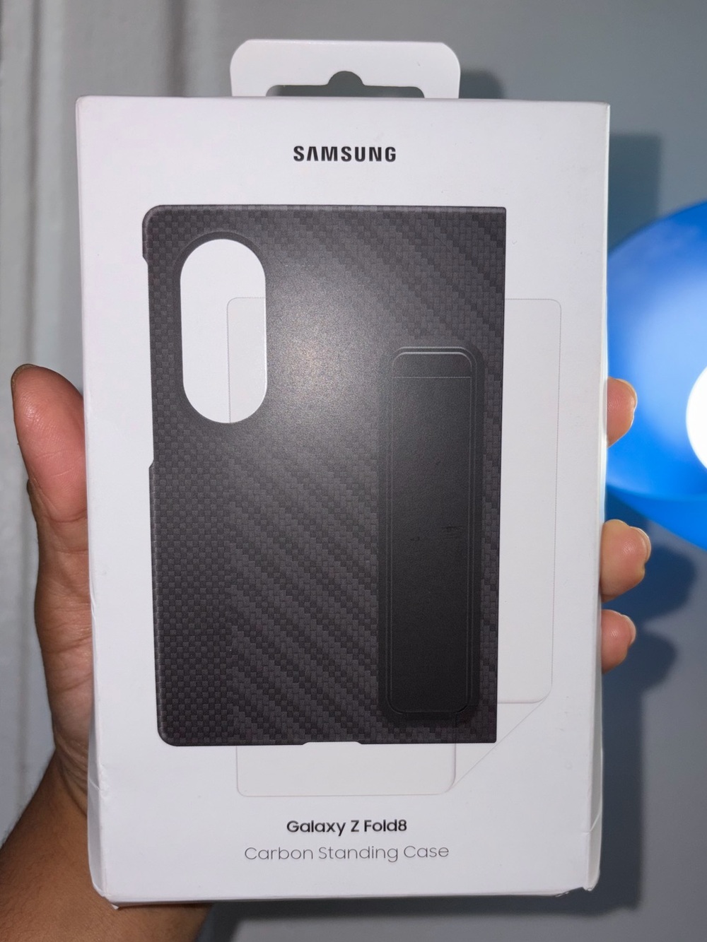 Samsung Galaxy Z Fold8 Carbon Standing Case - Black NWT